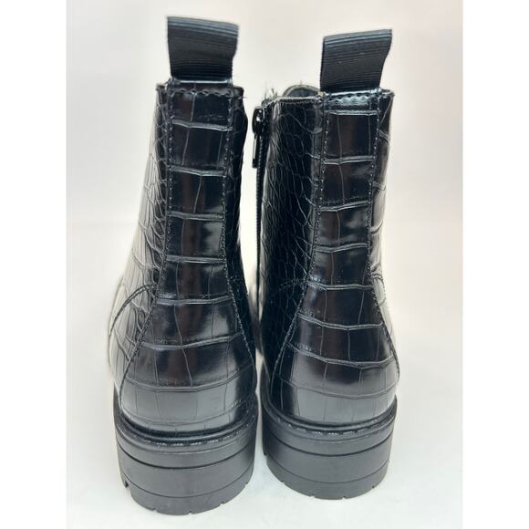 I.N.C. Ariana Black Croc Size 1 M - Picture 3 of 4